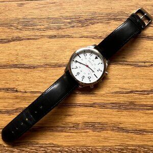 Breda genuine leather wristwatch